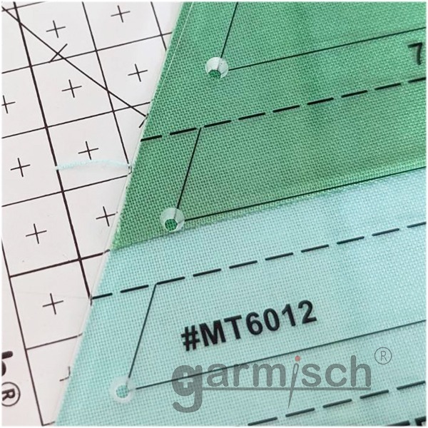 Sew Mate 60度三角拼布尺(2-12cm) MT6012 ★造型尺★製圖切割尺★六角星★Quilting-細節圖6