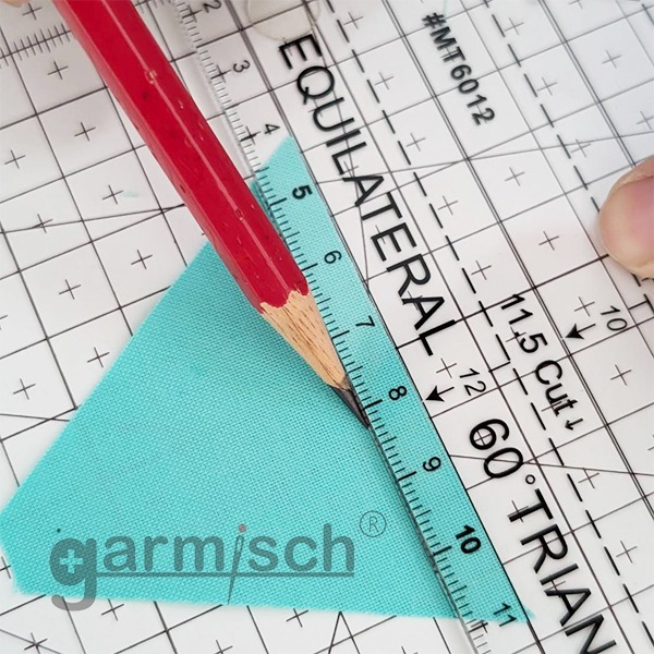 Sew Mate 60度三角拼布尺(2-12cm) MT6012 ★造型尺★製圖切割尺★六角星★Quilting-細節圖7