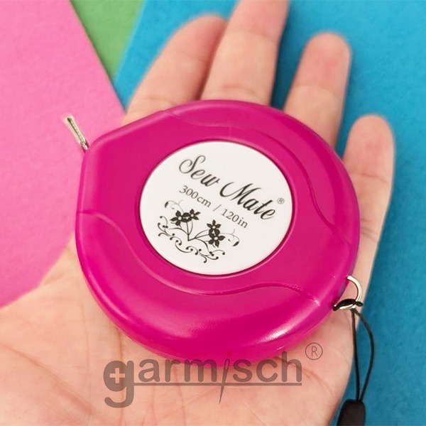 Sew Mate 水滴型自動捲尺-300cm★|玻璃纖維捲尺 Glass-Fiber★Measuring Tape-細節圖3