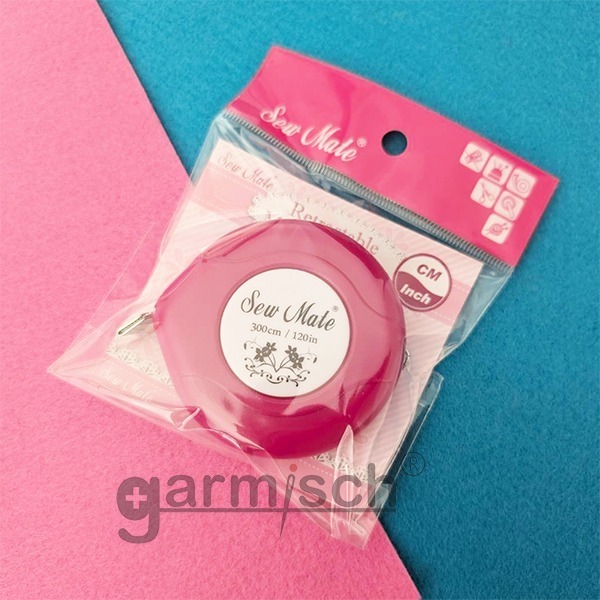Sew Mate 水滴型自動捲尺-300cm★|玻璃纖維捲尺 Glass-Fiber★Measuring Tape-細節圖4