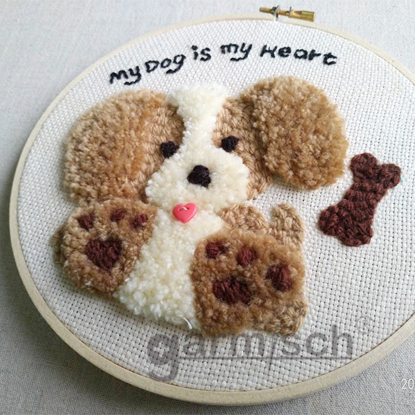 garmisch 毛線刺繡布-純棉輕薄-60x150cm Fabric-16CT★毛線俄羅斯刺繡【NG商品+買5送1】-細節圖3