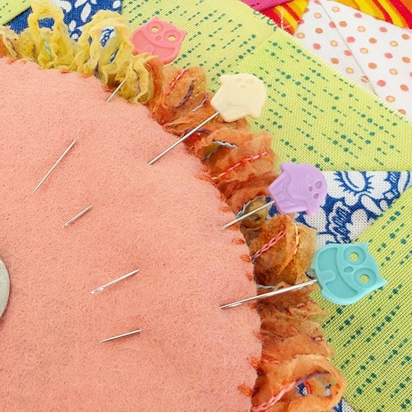 Sew Mate 貓頭鷹待針-0.6x50mm(30入裝)NS118(F)★拼布★耐熱★可熨燙★Quilting Pin-細節圖5