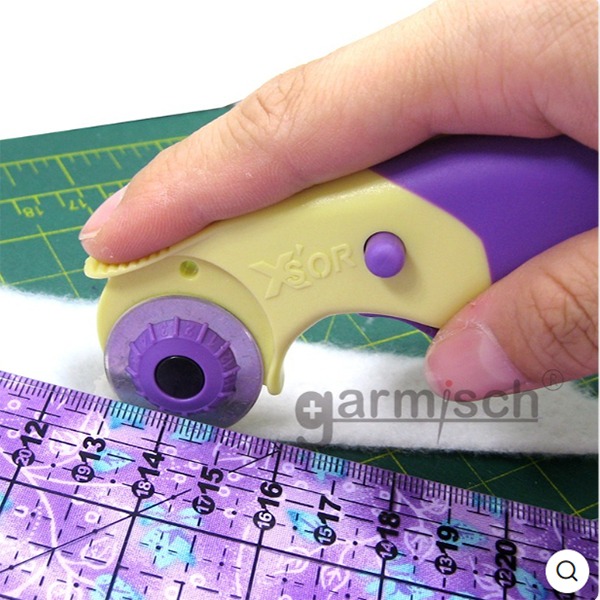 X＇sor 28MM圓刀(彎式) 【買5送1】RC028A ★拼布縫紉裁刀★切割刀★Rotary Cutter-細節圖2