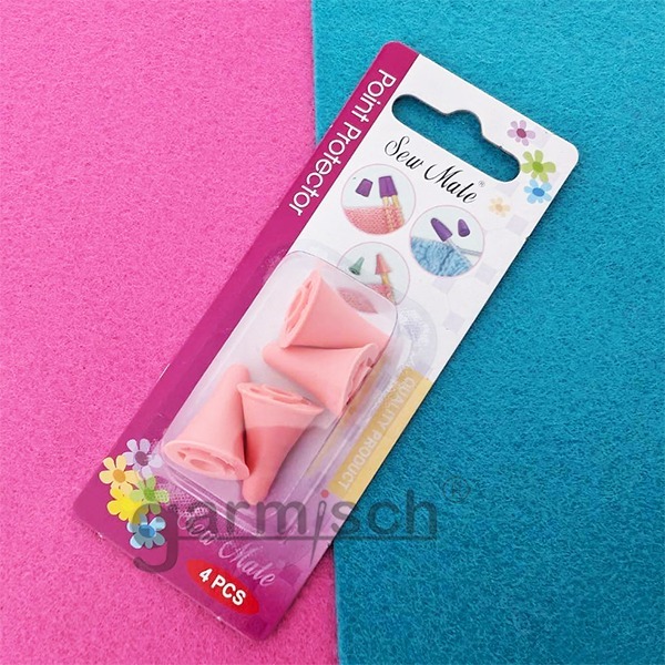 Sew Mate 棒針固定器-大(4入)(針帽) 6200|Point Protector 保護針頭|棒針輪針編織必備-細節圖2