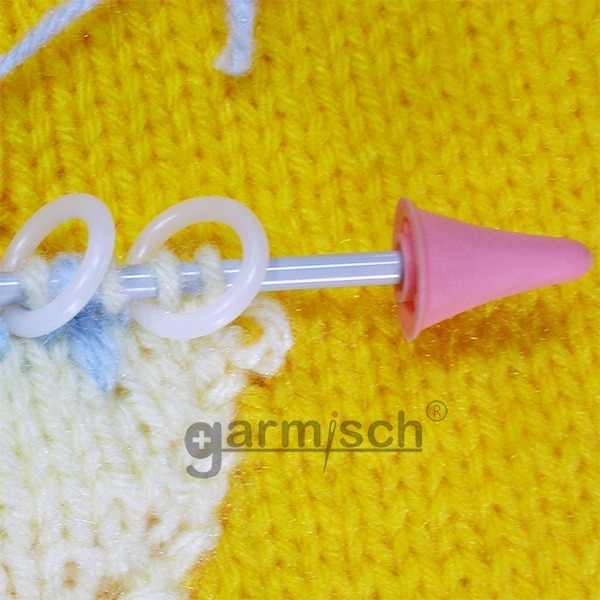 Sew Mate 棒針固定器-大(4入)(針帽) 6200|Point Protector 保護針頭|棒針輪針編織必備-細節圖3