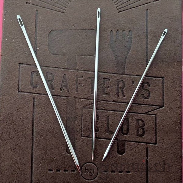 三角皮革用針-3款(3入) SN-C51 專為皮革、麂皮、人造皮（PVC）及厚實材料設計的專業縫紉用針-細節圖5