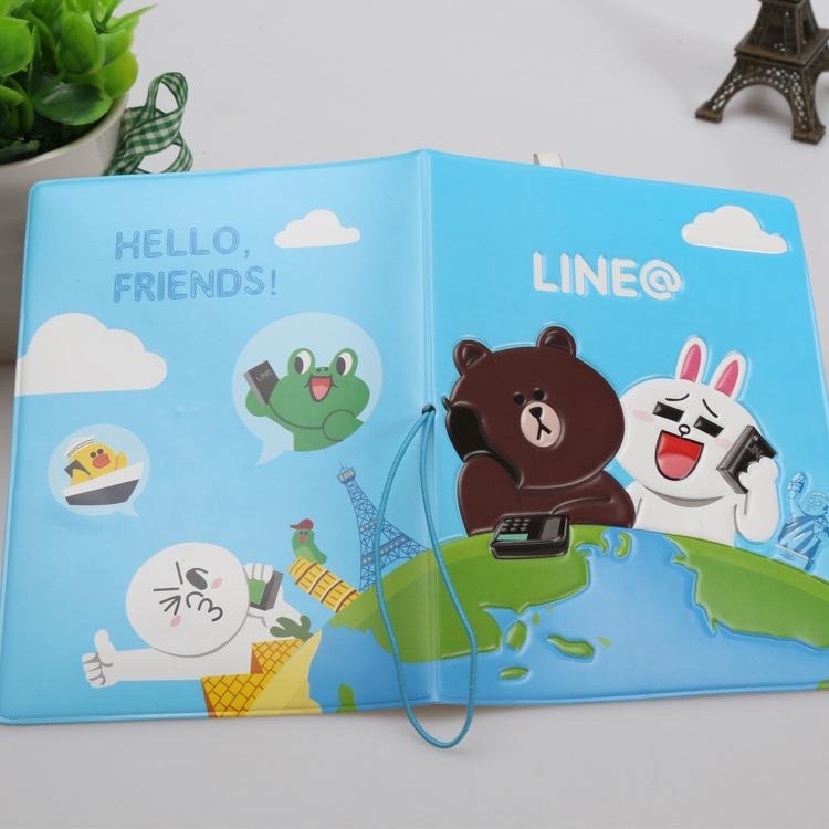 『現貨』line貼圖護照套 機票夾 多功能證件夾 出國必備-細節圖2