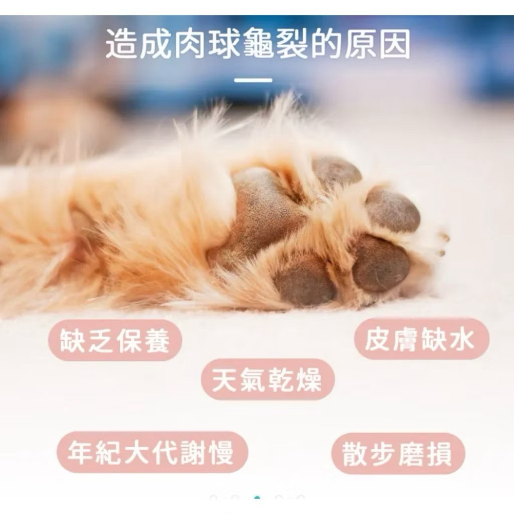 效期:2027/12 黃金盾 寵物肉球護理霜 30ml-細節圖3