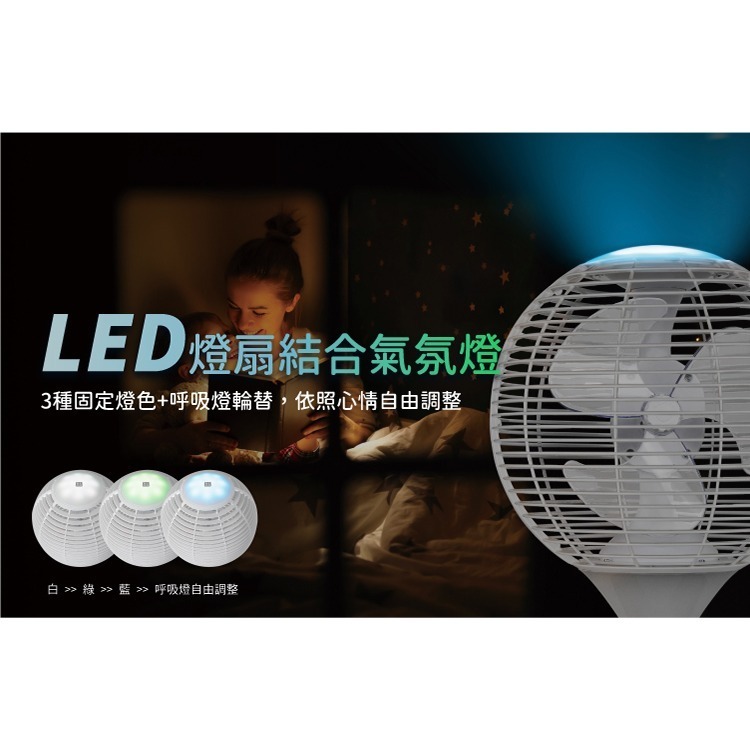 NICONICO 360度球形DC遙控美型立扇 NI-S2011-細節圖9