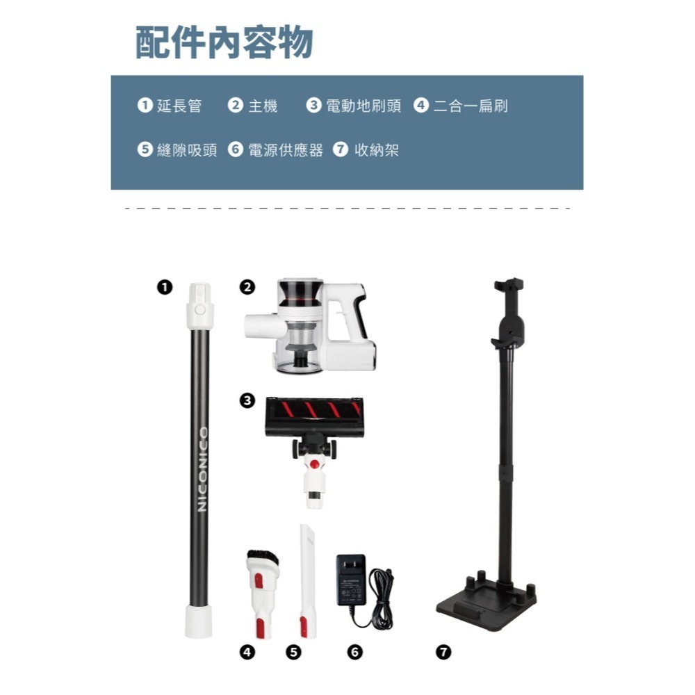 NICONICO 新一代強力旋風無線吸塵器 NI-L2004-細節圖11