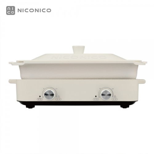 【NICONICO】雙邊溫控電烤盤NI-K2001