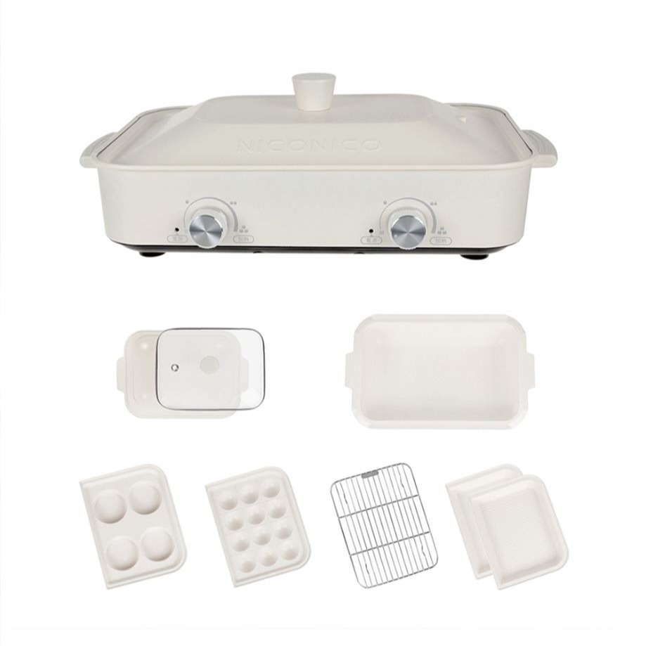 大全配組合(含小深鍋/章魚燒盤/紅豆餅盤/蒸架)