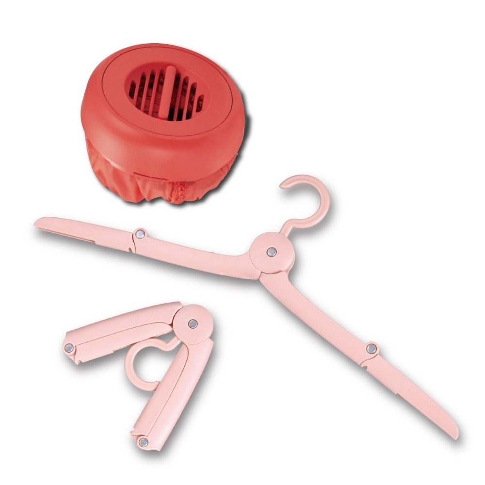 【ikiiki 伊崎】便攜式烘乾機贈大烘衣罩+衣架組 IK-CD8601(橙) / IK-CD8602(綠)-細節圖4