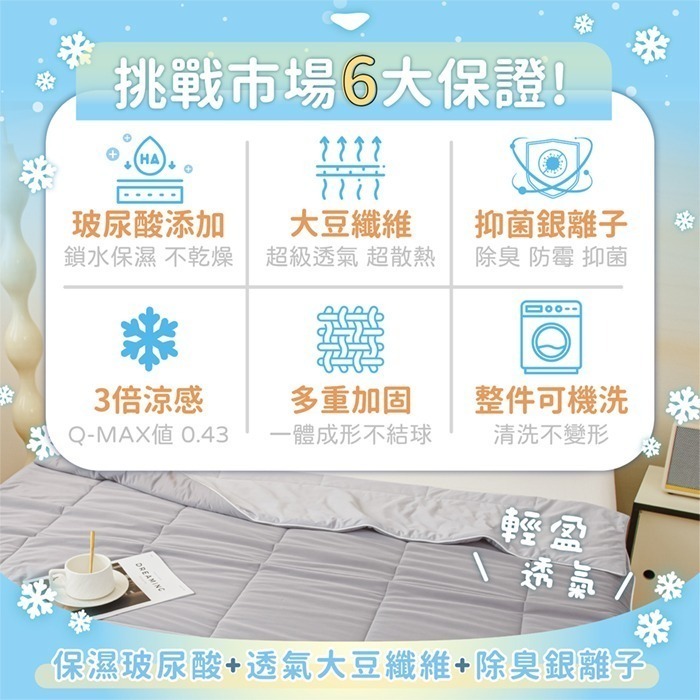 【MAXRO】 -7°C玻尿酸大豆極涼被(芋泥啵啵/觀音拿鐵) MX-IQ02-細節圖3