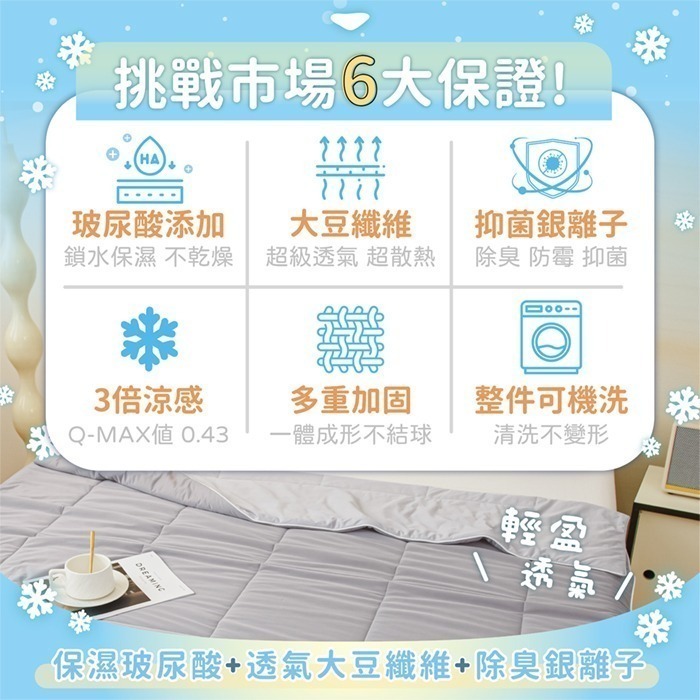 【MAXRO】 -7°C玻尿酸大豆極涼被(芋泥啵啵/觀音拿鐵) MX-IQ02-細節圖3