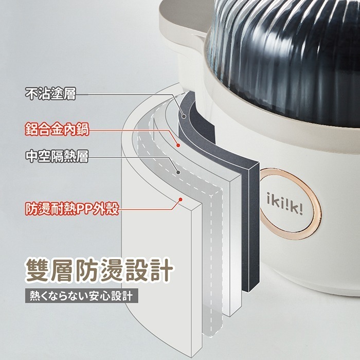 【ikiiki伊崎】微電腦多功能自動炒菜機 IK-MC3701(粉)、IK-MC3702(杏)-細節圖8