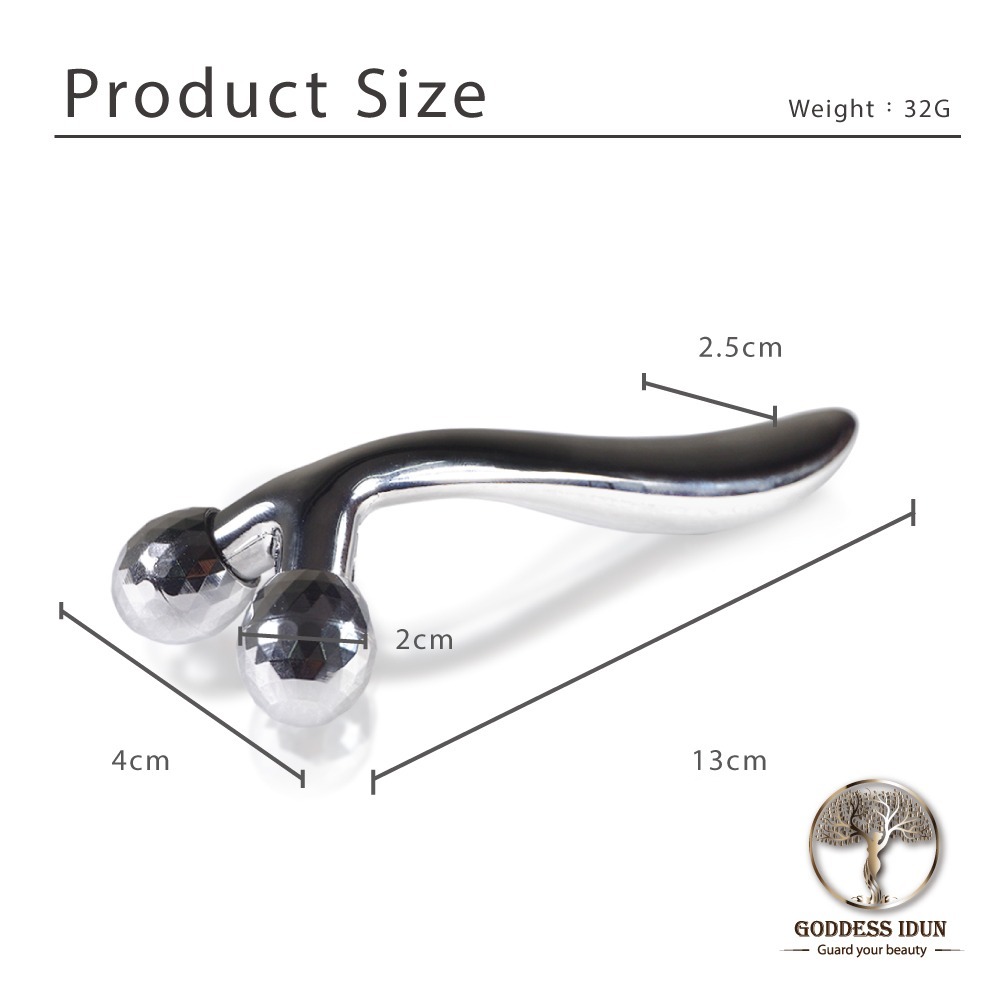 【女神伊登】3D臉部滾輪按摩器(V臉神器)-細節圖3