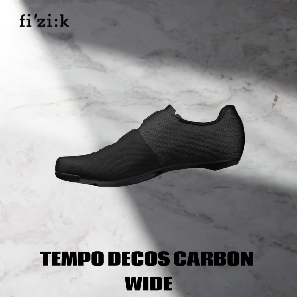 ~騎車趣~FIZIK TEMPO DECOS CARBON WIDE黑色寬楦 自行車卡鞋 公路車卡鞋 碳底-細節圖4