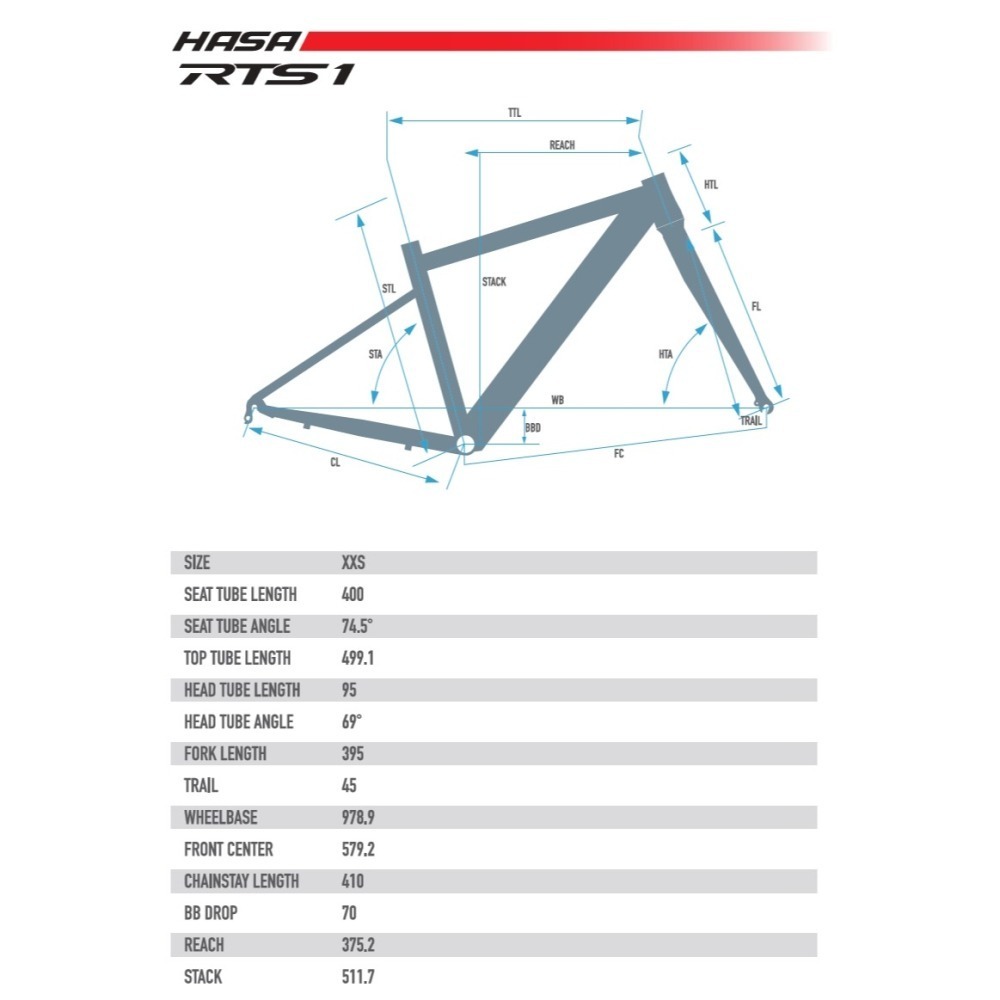 ~騎車趣~HASA RTS1 鋁合金公路車18速 青少年 兒童公路車 XXS 40cm-細節圖5