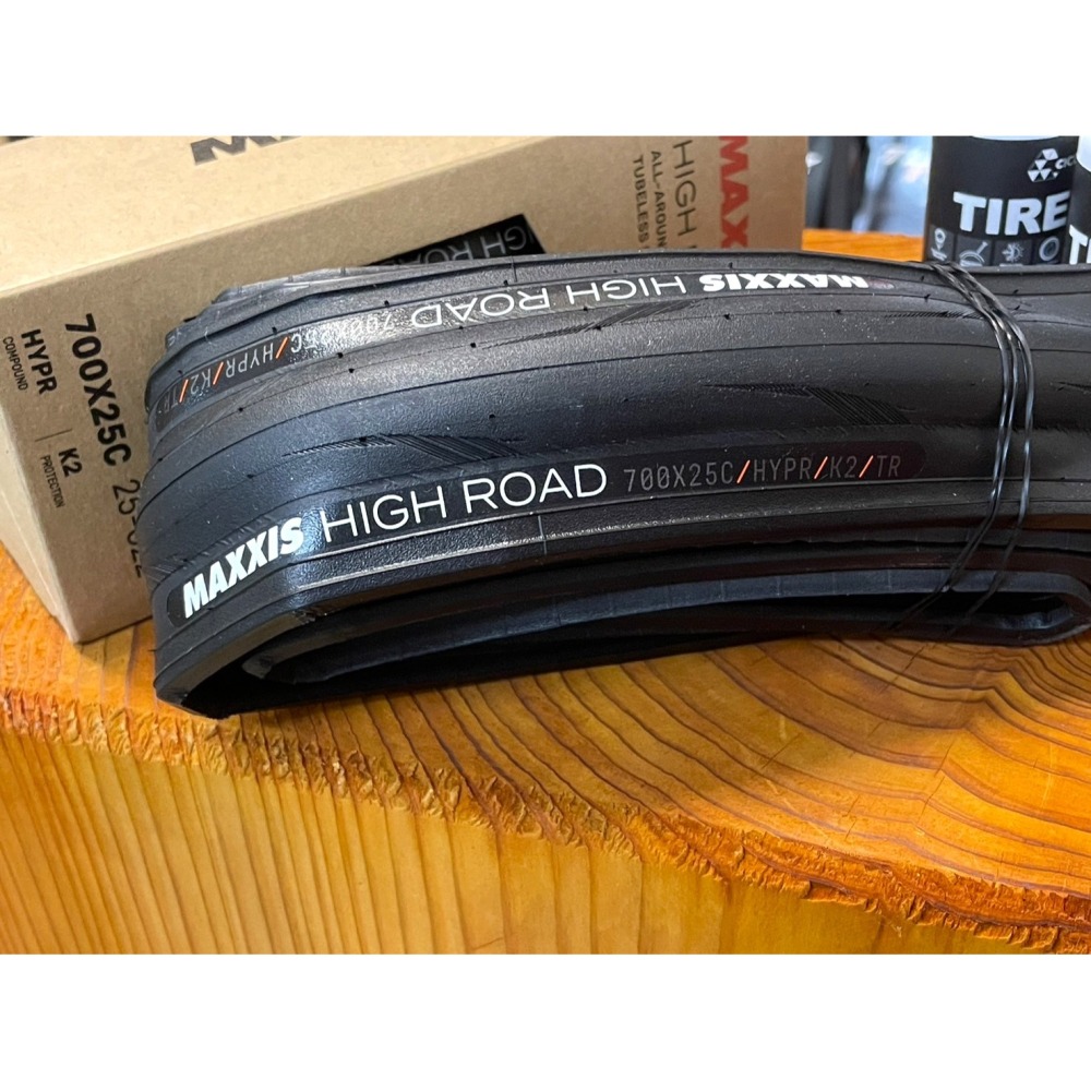 ~騎車趣~2025 MAXXIS NEW HIGH ROAD TR無內胎外胎 M230RU Hookless無框勾適用-細節圖2