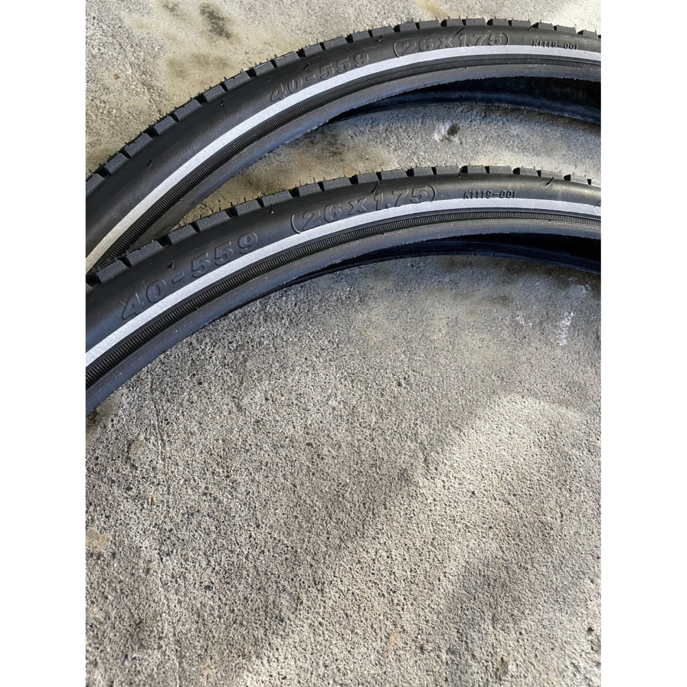 ~騎車趣~KENDA 建大 26x1.75反光防刺胎 26吋外胎 登山車胎 MTB 學生車 通勤車 40-559-細節圖3