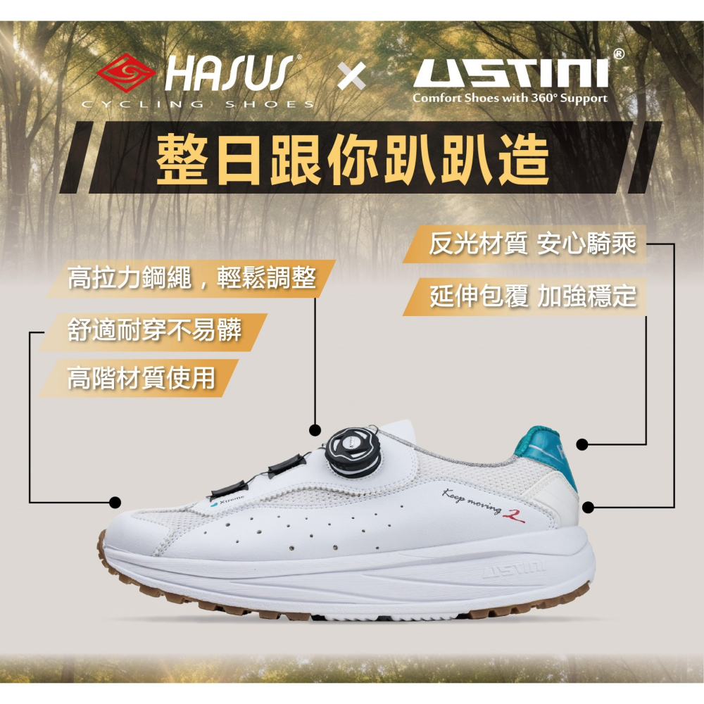 ~騎車趣~硬底鞋Keep Moving 2 硬底子 自行車鞋 放電鞋 硬底車鞋 HKM09 男鞋 女鞋-細節圖3