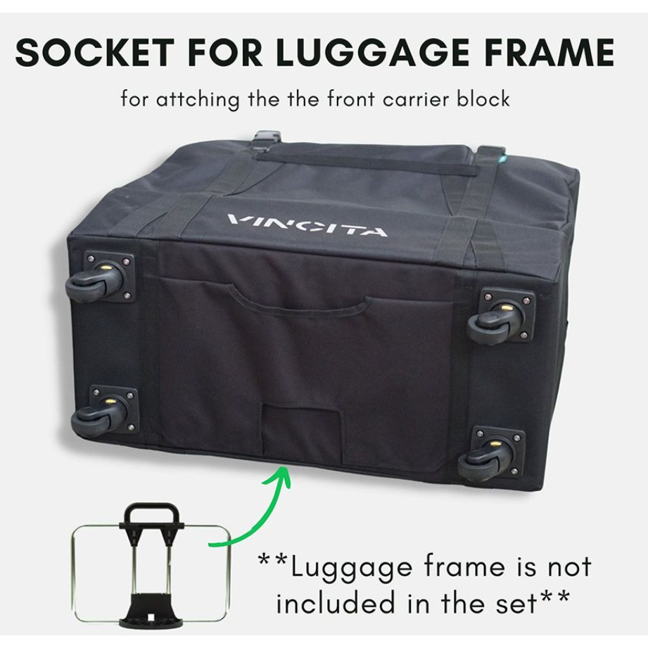 ~騎車趣~ Vincita SIGHTSEER 3.5 Transport Bag 攜車袋 Brompton攜車袋-細節圖8