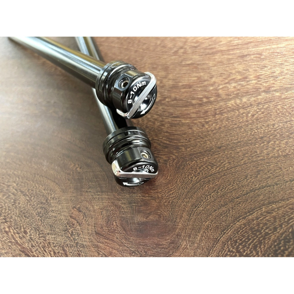 ~騎車趣~碟煞貫通軸 隱藏式轉柄 筒軸快拆 12軸心 12mm貫通軸隱藏把手-細節圖2