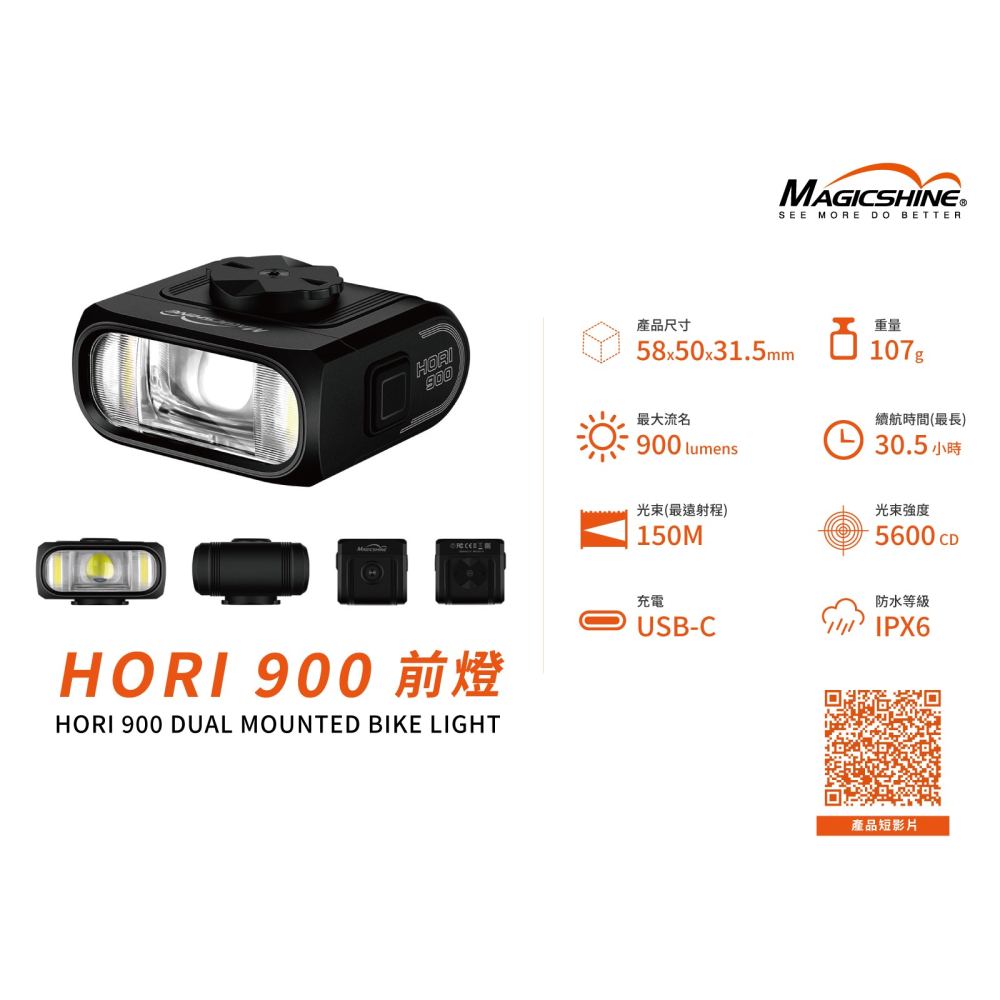 ~騎車趣~MAGICSHINE HORI 900 雙掛式 自行車燈 整合式車燈 北高 雙塔-細節圖7