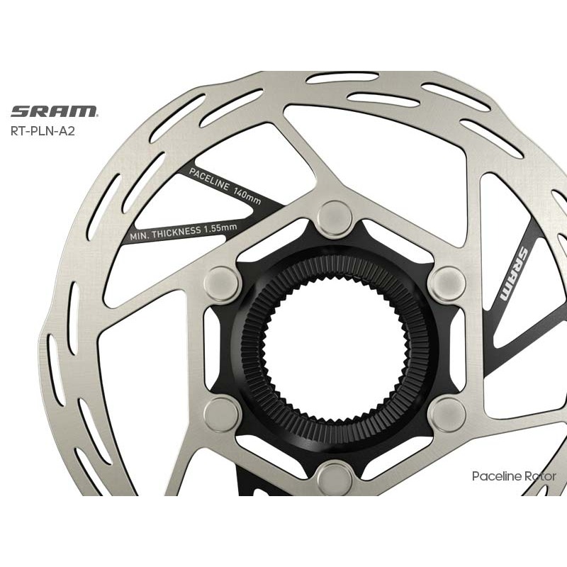 ~騎車趣~ NEW SRAM Paceline碟盤 中心鎖入式 140mm / 160mm 附鎖蓋-細節圖4
