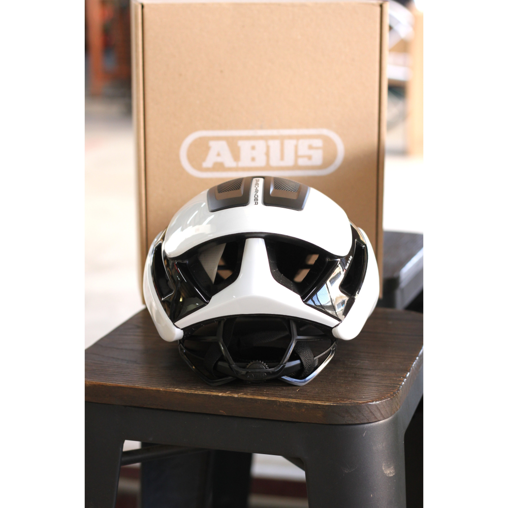~騎車趣~亞洲頭型 空力安全帽 ABUS GAMECHANGER 2.0 亞版 亮白 自行車安全帽-細節圖4