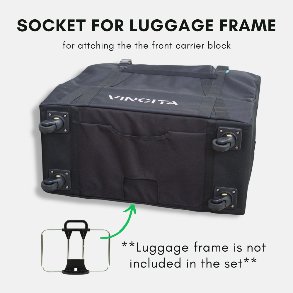 ~騎車趣~VINCITA Sightseer 4.0 Travel Set 旅行袋 附輪攜車袋 Brompton 攜車袋-細節圖3
