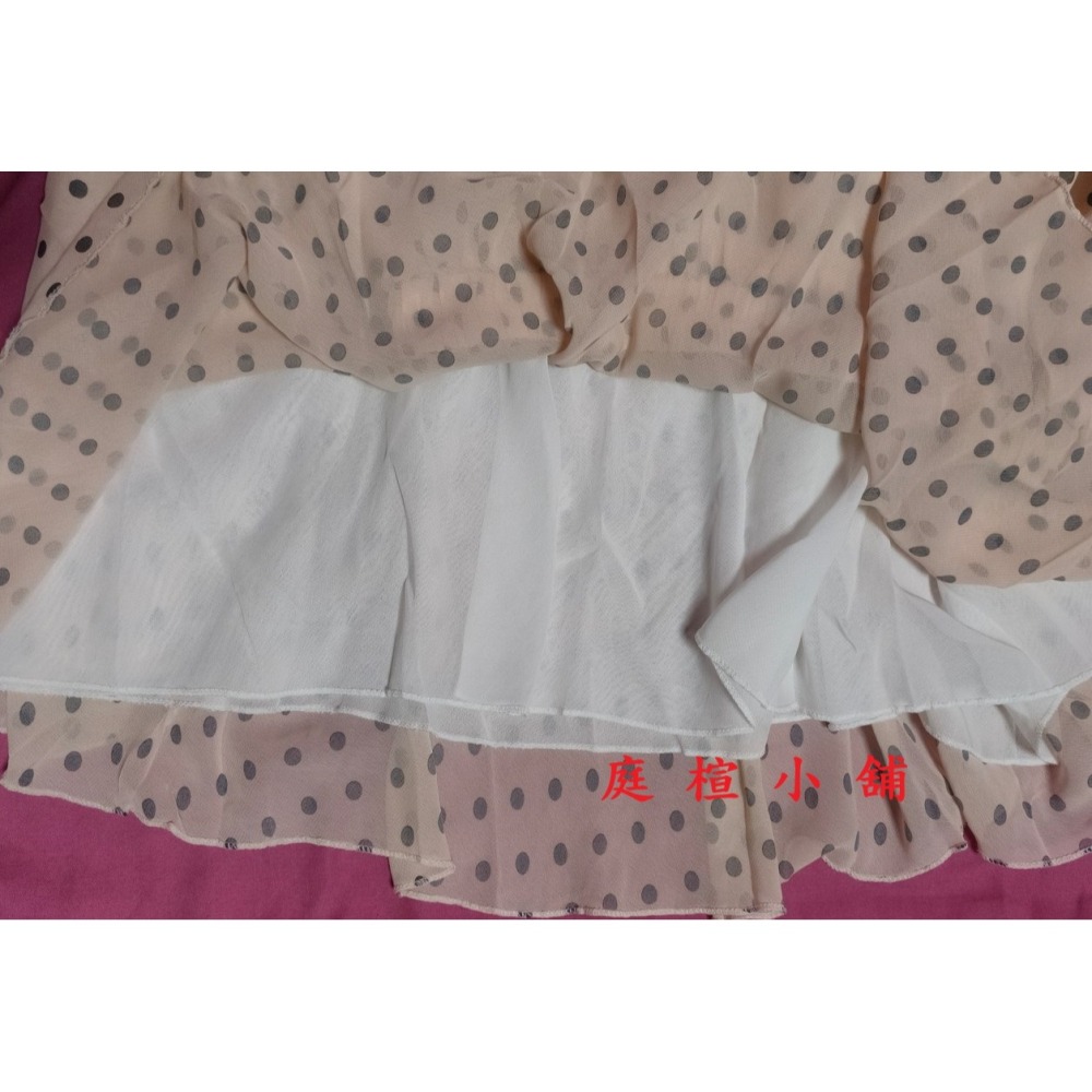 【庭楦小舖】雪紡半身裙 長裙 鬆緊腰  A字裙-細節圖2