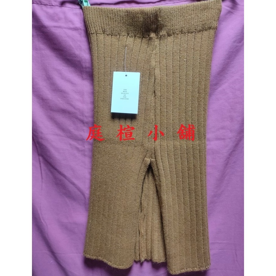 【庭楦小舖】針織開叉半身裙直筒裙一步裙中裙-細節圖2