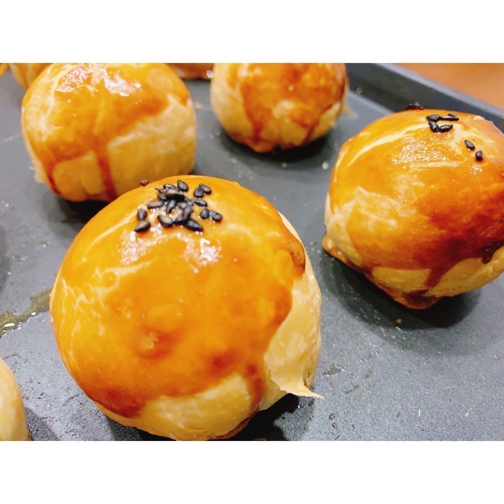 蕾蹦蹦手工蛋黃酥、黑糖麻糬酥-細節圖4