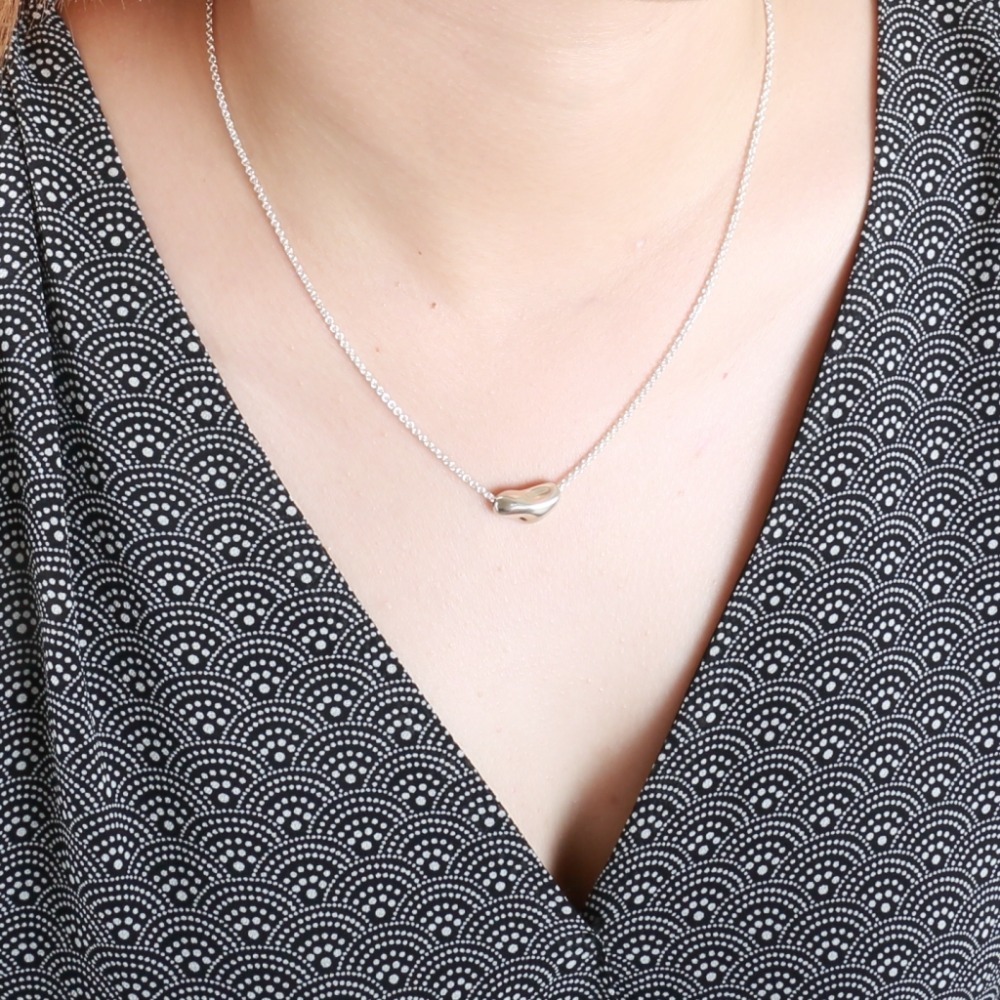 【Angel & Me】融化的愛心 Heart s925 純銀 項鍊 情人節 禮物-細節圖2