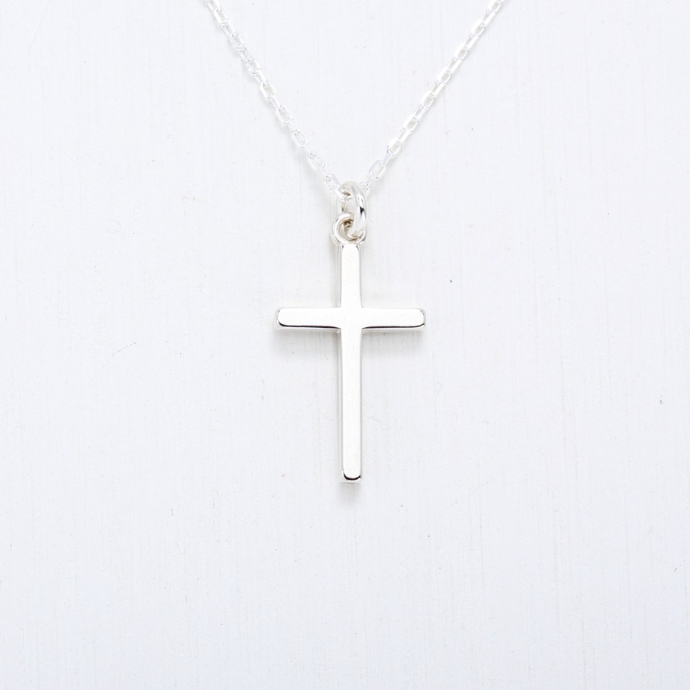 【Angel & Me】經典 十字架 s925 純銀 項鍊 基督 福音 受洗 禮物-細節圖5