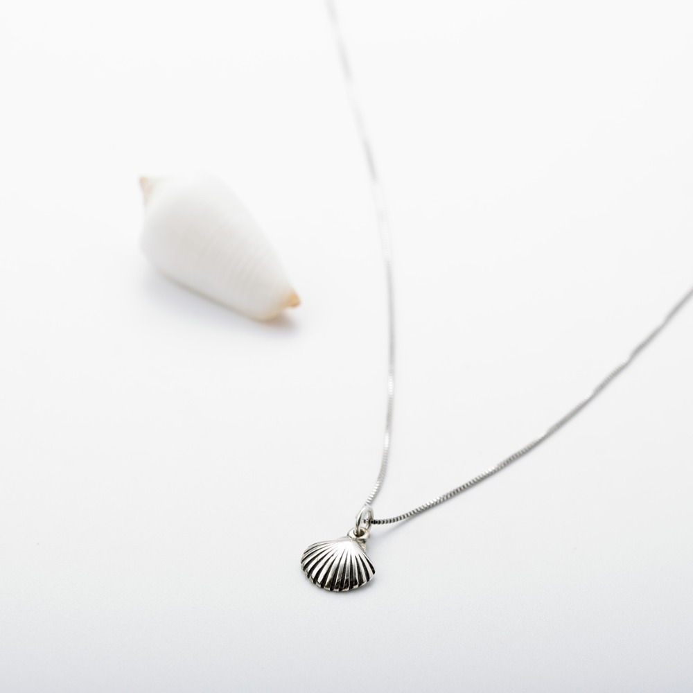 【Angel & Me】可愛 貝殼 Shell s925 純銀 項鍊 生日 情人節禮盒-細節圖4