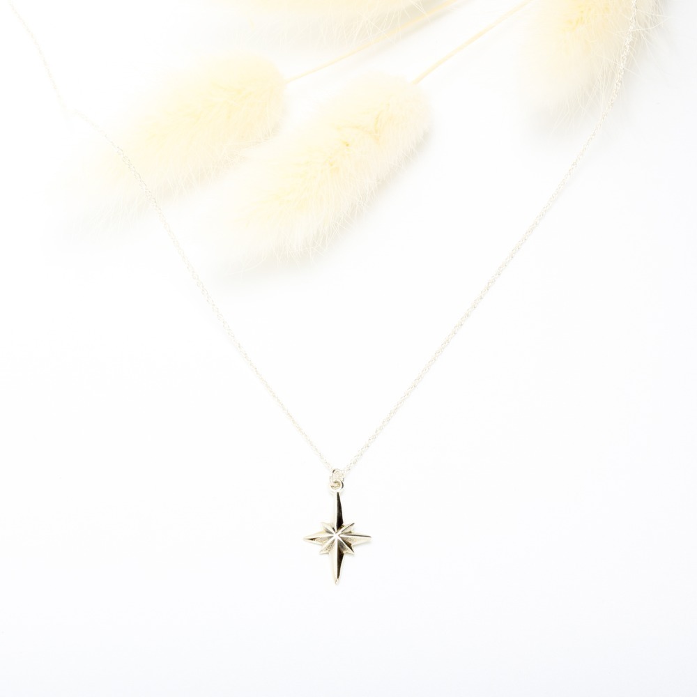 【Angel & Me】希望 北極星 星星 s925 純銀 項鍊 情人節 禮物-細節圖3