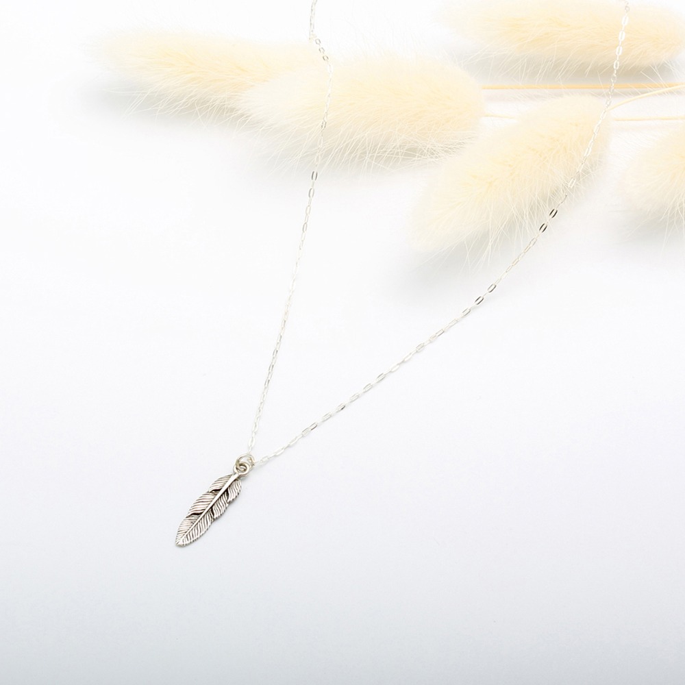 【Angel Me】印地安 羽毛 Feather s925 純銀 項鍊 生日 週年 情人節 禮物-細節圖4