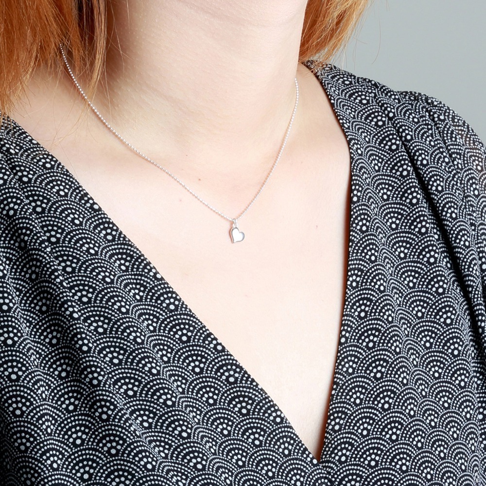 【Angel & Me】甜心 愛心 s925 純銀 項鍊 生日 週年 情人節 禮物-細節圖2