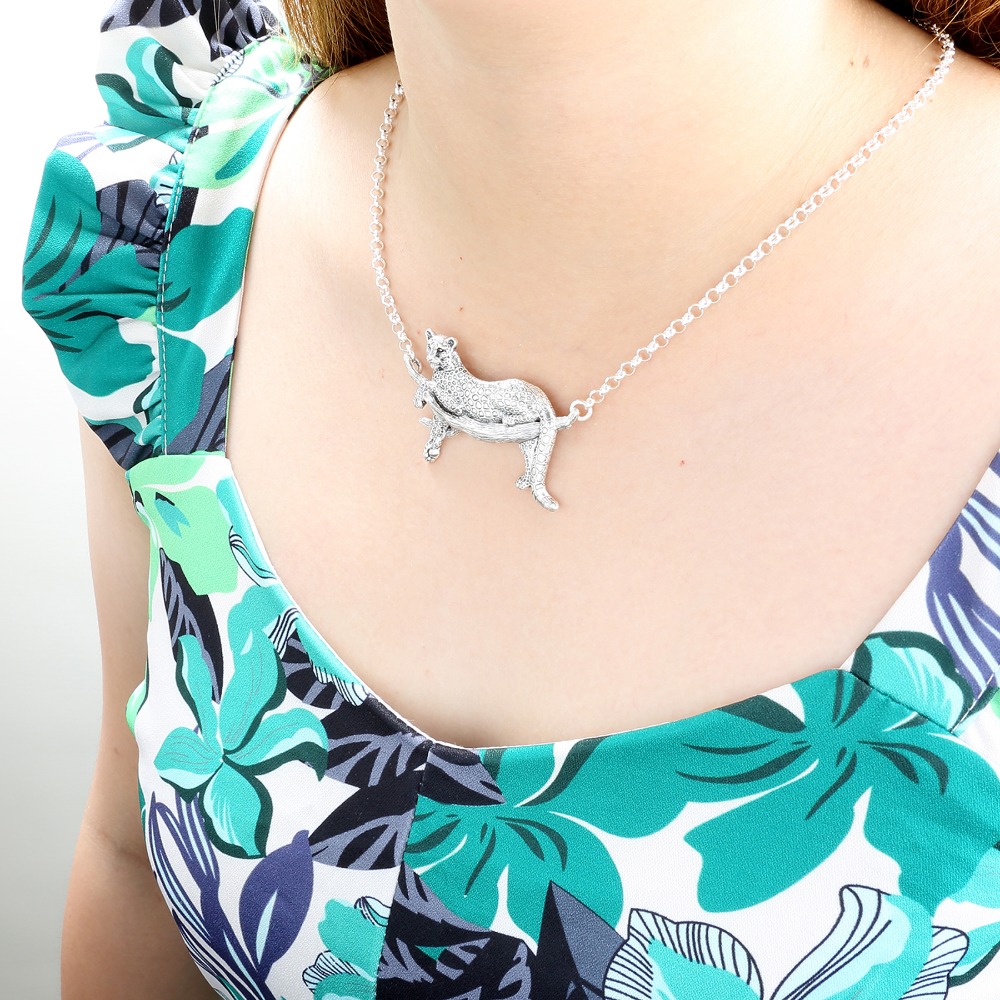 【Angel Me】美洲豹 Jaguar s925 純銀 項鍊 生日 週年 情人節 禮物-細節圖4