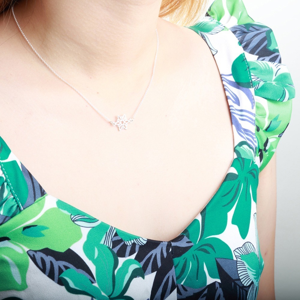 【Angel & Me】冬季 小雪花 s925 純銀 項鍊 生日 情人節 禮物-細節圖4