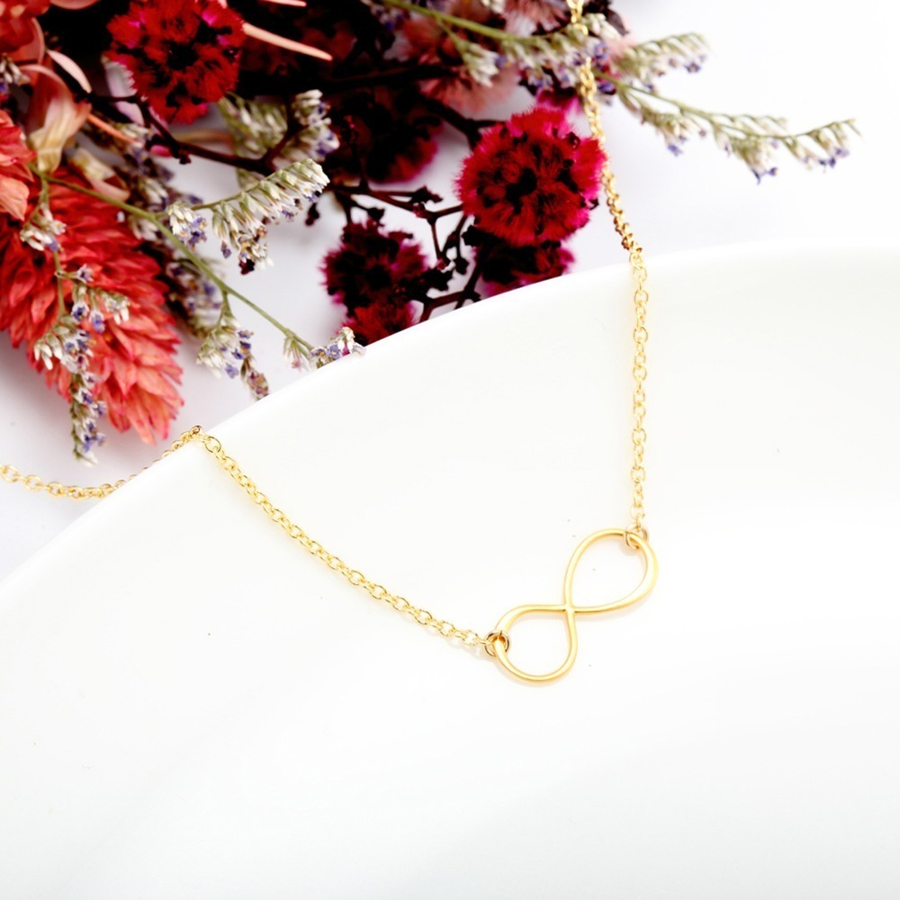 【Angel & Me】愛 無限 s925 純銀 厚鍍14k金 項鍊 情人節 禮物-細節圖3