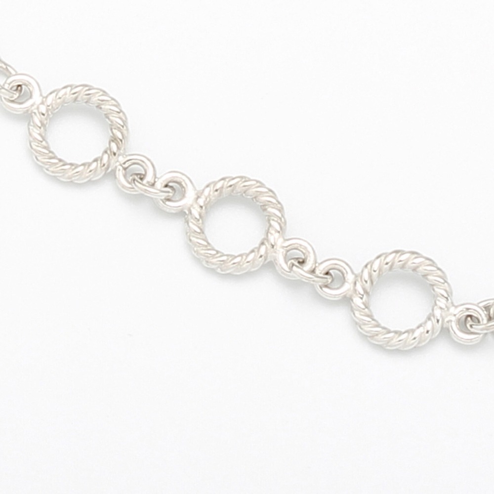 【Angel & Me】典雅 麻花 s925 純銀 簡約 手鍊 生日 情人節 禮物-細節圖2