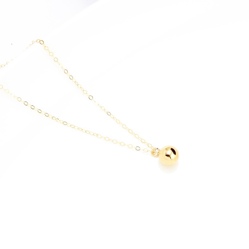 【Angel & Me】14KGF 小王子 星球 圓珠 項鍊 生日 聖誕節禮物-細節圖4