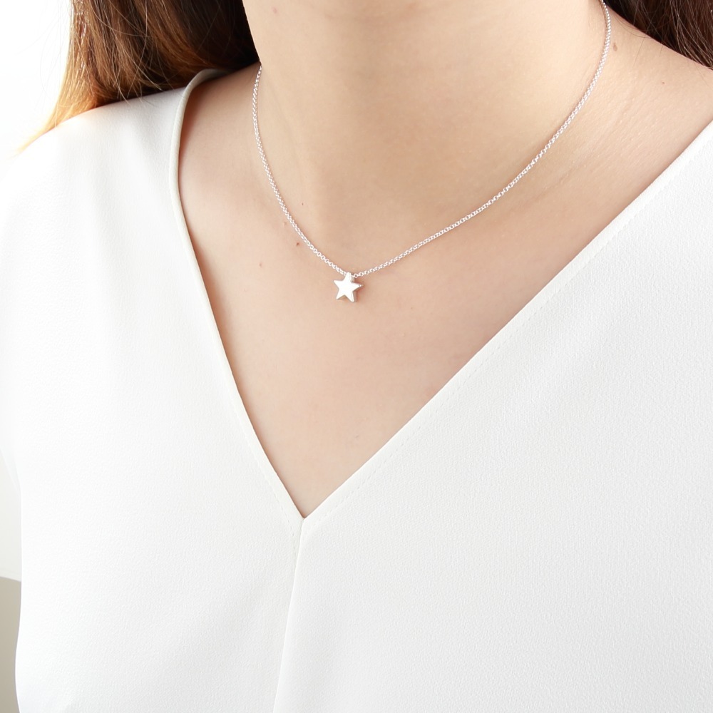 【Angel & Me】小王子 星願 星星 Star s925 純銀 項鍊 生日 禮物-細節圖2