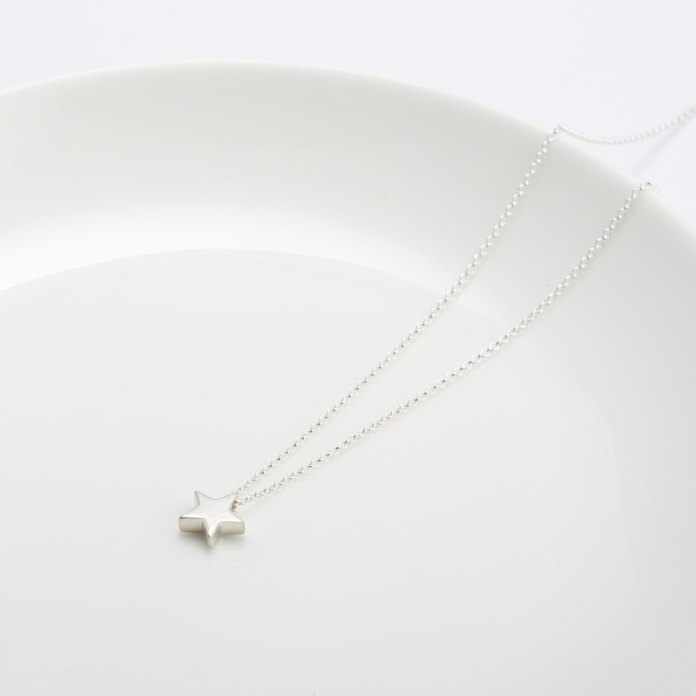 【Angel & Me】小王子 星願 星星 Star s925 純銀 項鍊 生日 禮物-細節圖4