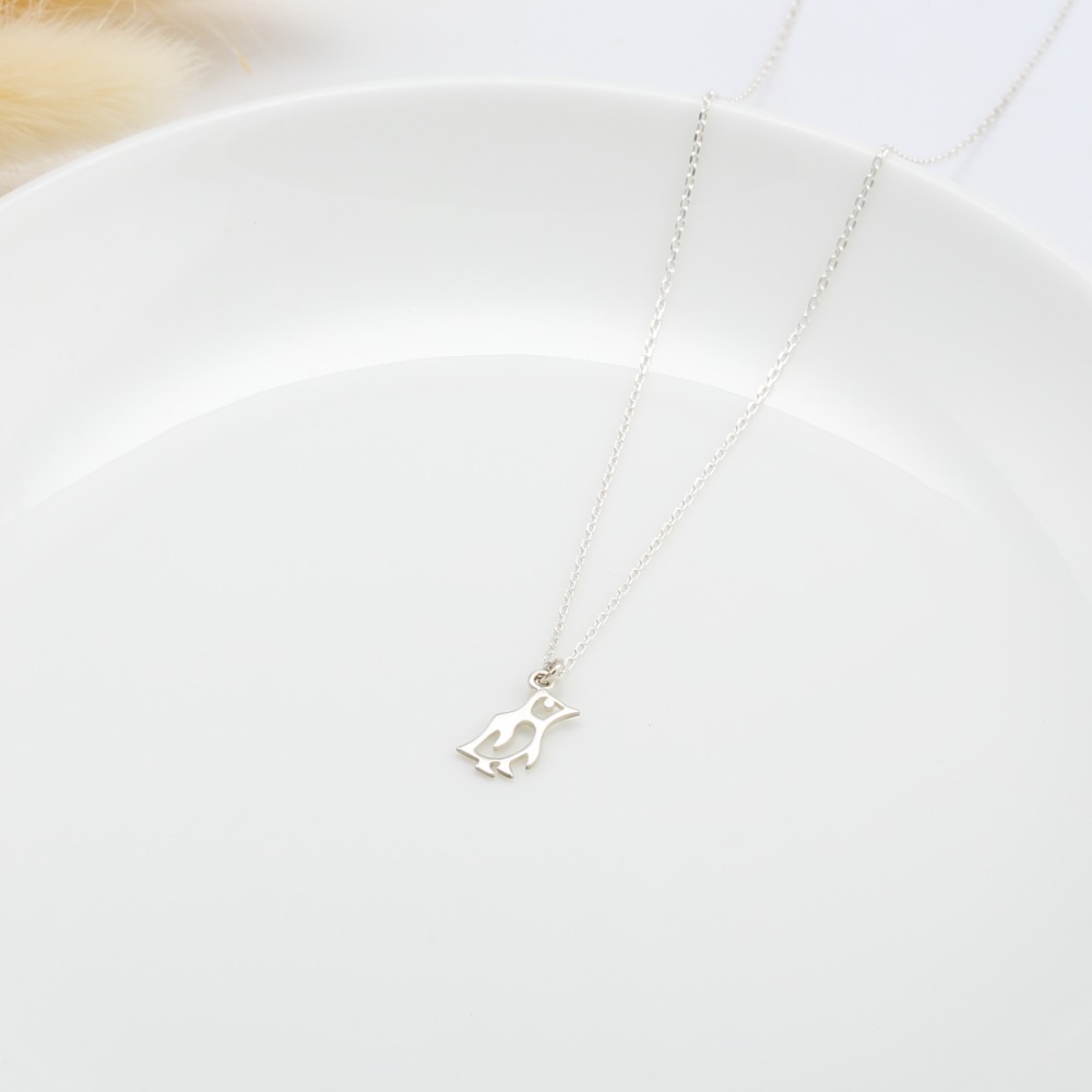 【Angel & Me】企鵝 s925 純銀 項鍊 生日 耶誕 情人節 禮物-細節圖4