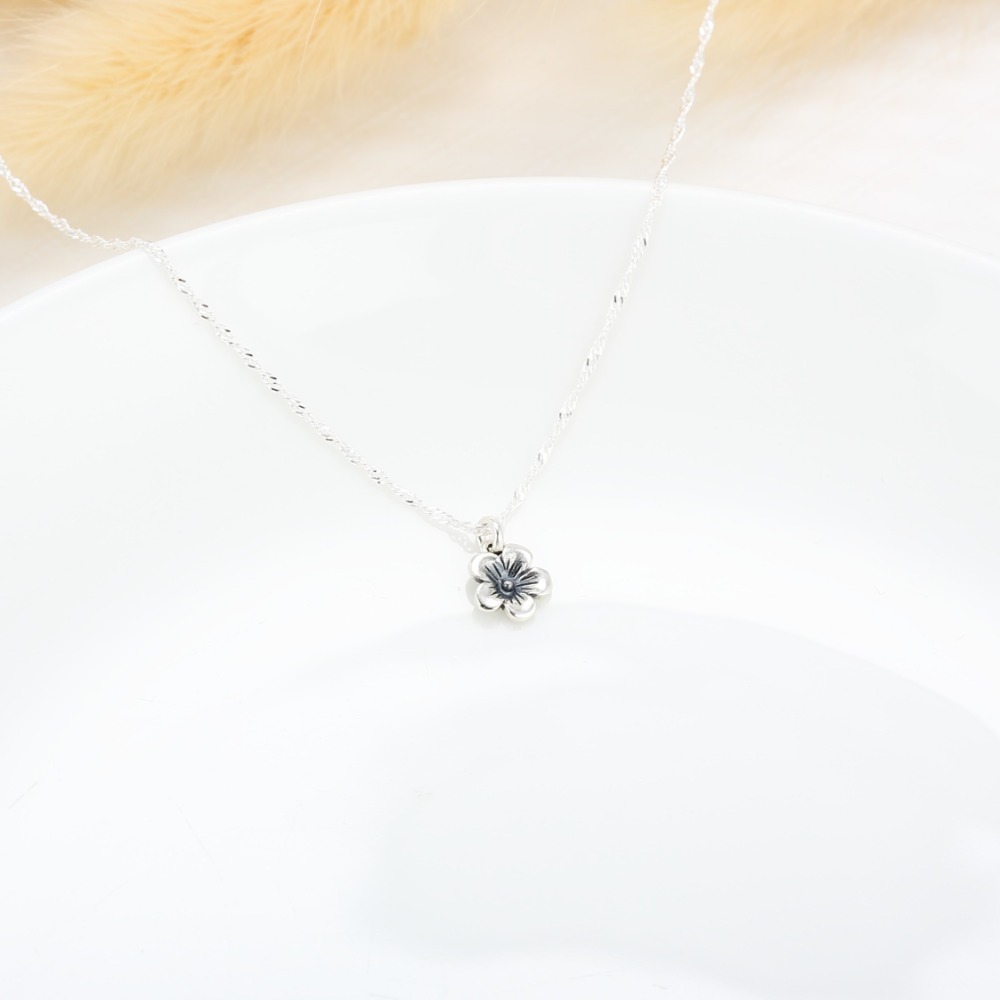 【Angel & Me】梅花 s925 純銀項鍊 生日送禮 情人節禮物-細節圖5